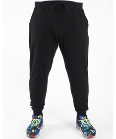 Resim Mocgrande Büyük Beden Basic Eşofman Altı Full Lycra 11516 Sıyah Çok Renkli 