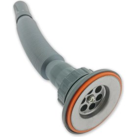 Resim Muffmatik Krom Süzgeçli Rekorlu Körüklü Sifon Gri Kısa - RG06 