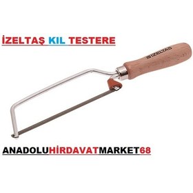 Resim Izeltaş Kil Testere Kolu Ağaç Sapli 150 Mm Kil Testere 