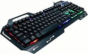 Resim VOOKA Trol Simug Metal Yüzey Mekanik Hisli Rgb Işıklı Ledli Türkçe Q Gaming Kablolu Klavye 1.5 M Kablolu 04 8683140018423 