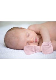 Resim Babyjem Yenidoğan Bebek Eldiveni 398 Beyaz Beyaz 