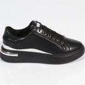 Resim Dgn 2550-2027 Kadin Bağcikli Platin Şerit Detayli Spor Ayakkabı 