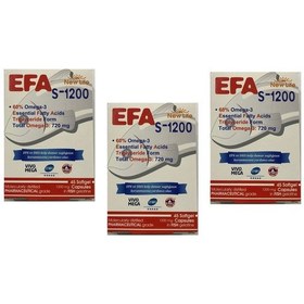 Resim Newlife Efa S-1200 Omega 3 45 Kapsül 3 Adet . 08-2022 