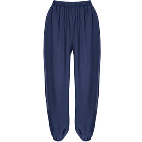 Resim BELİ BAĞLAMA DETAY TENCEL TAKIM LACİVERT - 40 / Lacivert 
