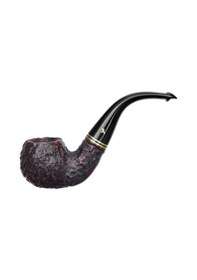 Resim Peterson Emerald Rusticated 3 9mm. Filtreli Vulcanite Saplı Pipo 206033 