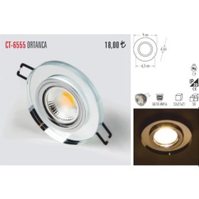 Resim Cata Ct-6555 Cam Spot Kasa Ortanca - Spot Dahil Değildir(408148411) 