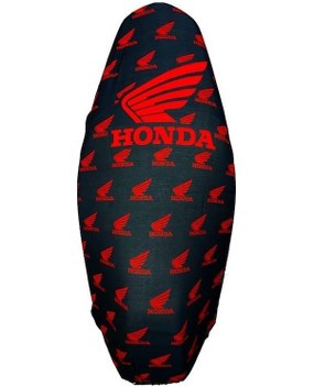 Honda CB 125 F 3D Koltuk Kılıfı Logolu Kırmızı