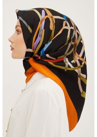 Resim Armine Nostalji Serisi %100 Twill İpek Eşarp 8902d 36 