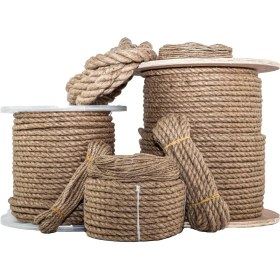 Resim Kafenn Jüt Hasır Örgülü Dekorasyon Halat 8 mm 70 mt 