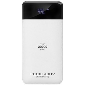 Resim Powerway TX20 - 20.000 Mah Dijital Göstergelİ Çift Usb Powerbank 