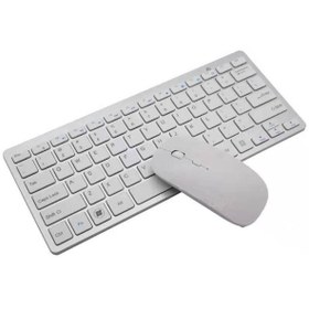 Resim TahTicMer Asus Zenpad C Kablosuz Wireless Taşınabilir Klavye Mouse Set Q Klavye 