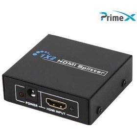 Resim Primex Px 5002 1080P 2K 4K Uhd 2 Port Hdmı Spliter Adaptörlü 