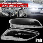 Resim Mazda 6 2003-2008 Far Kapağı, Şeffaf Lens Kabuğu Sol. 