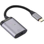 Resim Hua3C C 4K Tip-C Ila Mini Displayport1.4 Pd Veri Aktarım Adaptörü USB 3.1 Hdtv Projektör Için Tip C Ila Mini Dp Kablosu (Yurt Dışından) 