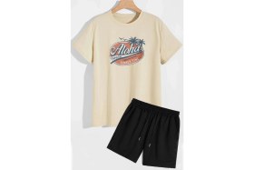 Resim Trendypassion Aloha Şort T-Shirt Eşofman Takımı 