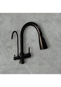 Resim E.m.a Spiralli Arıtmalı Mutfak Bataryası Siyah 