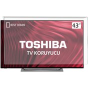 Resim Toshiba Uyumlu 43UA3D63DT TV EKRAN KORUYUCU - Toshiba Uyumlu 43" inç 108 cm 109 