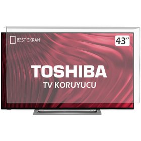 Resim Toshiba Uyumlu 43UA3D63DT TV EKRAN KORUYUCU - Toshiba Uyumlu 43" inç 108 cm 109 