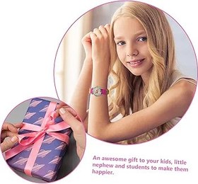 Resim SOIMISS Izlemek 7-10 Yaş Kız Çocuk Saatleri Çocuk Izle Çocuklar Için Izle Dijital Kol Saati Silikon Kayış Izle Çocuklar Dijital Süs Izle Öğrenciler Silika Jeli Mor Şirin Erkek Kız 