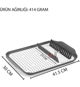 Resim Fırsat Sende Tezgah Üstü Pratik Bulaşık Sebze Meyve Kurutmalık Kurutmatik Tabaklık 