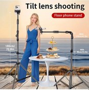 Resim Willowhaven Siyah 180cm Ayarlanabilir Metal Tripod Üniversal Çekim Sehpası 