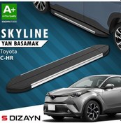 Resim S-dizayn Toyota C-hr Skyline Krom Yan Basamak 173 Cm 2016-2023 A+ Kalite 