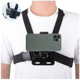 Resim Outfire Aksiyon Kamerası ve Telefon ile Uyumlu Kafa ve Göğüs Bandı 