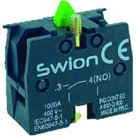 Resim 22mm Kontak Blok No Yeşil 