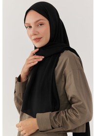 Resim Mirsoy Scarf Jazz Şal - Siyah Siyah 
