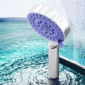 Resim Badem10 Banyo Telefon Aksesuar Tek Duş Başlığı Klasik 4 Fonksiyonlu Su Fışkırtma El Fiskiye Fışkiye 