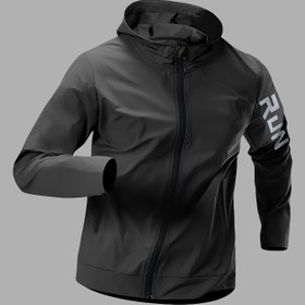 Resim Erkek Beyaz Kapüşlu Ceket - Şık Fermuarlı Rüzgarlık Sonbahar ve Kış İçin, Rahat Spor Tasarımı, Mükemmel Babalar Günü Hediyesi, Rahat Dış Giyim | Spor Kapüşlu Ceket | Fermuarlı Ceket 