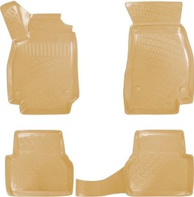 Resim Audi A7 2018 Sonrası Havuzlu Paspas Bej Rizline 