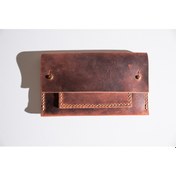 Resim Hi Leather Vesla Rose Isme Kişiye Özel Deri Cüzdan 