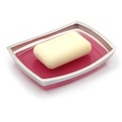 Resim SABUNLUK GRİ PEMBE POLİRESİN 14X10X2CM 
