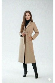 Resim CNG MODA Tesettür Astarsız Kaşe Kaban 
