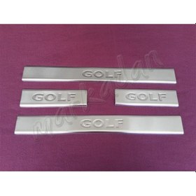Resim Woc Chrome Vw Golf 7 Krom Kapı Eşiği 2013 Sonrası 4 Parça Paslanm 