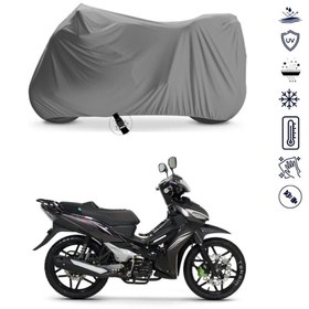 Resim Genel Markalar RKS Easy Pro 50 Uyumlu Motosiklet Brandası 4 Mevsim Su Geçirmez Motor Brandası 