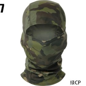Resim Chaoduo Shop No.7 Tarzı Tactical Camouflage Balaclava Full Face Mask Wargame Cp Military Hat Hunting Bicycle Cycling Army Multicam Bandana Neck Gaiter (Yurt Dışından) 