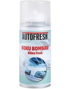 Resim AutoFresh Koku Bombası Klima Fresh Klima Temizleyici Kötü Koku Giderici Sprey Amber Esanslı 150 ML 