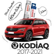 Resim Skoda Kodiaq Ön Arka Silecek Seti (2017-2021) Bosch Aeroeco 