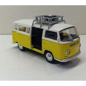 Resim Maisto 1:40 VOLKSWAGEN VAN SAMBA minibüs (metal) 