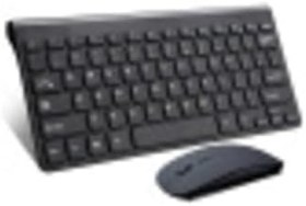 Resim Technopc Ultrapad UP10.SI36LA 10.1" Tablet Uyumlu Kablosuz Taşınabilir Q Klavye Ve Mouse Set Siyah 