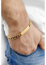 Resim Chavin Gold Çelik Erkek Künye Bileklik Eu40sr Gold 