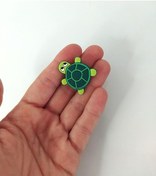 Resim Terlik Ayakkabı Sandalet Tokası Kaplumbağa 1 Adet Silikon Kız Erkek Aksesuar Hediye 