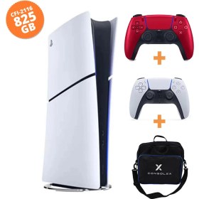 Resim Sony PlayStation 5 Slim Dijital 825GB (CFI-2116) – Volcanic Red DualSense Kol – İthalatçı Garantili 