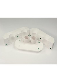 Resim Sema Kahve Fincanı Ikili Batarya Alçı Kalıp 