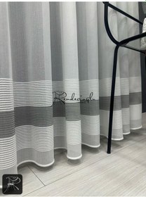 Resim Tül Perde Fina Desen Brillant 1.kalite Ultra Gramajlı Gri 