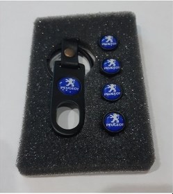 Resim Peugeot Uyumlu Sibop Kapağı ve Anahtarlık Seti 