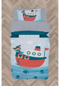 Resim Mekta Home Bebek Ve Çocuk Odası Dürbünlü Korsan Desenli Nevresim Takımı 