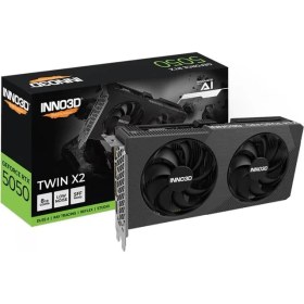 Resim SDT Group INNO3D RTX5050 8gb X2 128BIT Gddr6 Reflex 2 Ekran Kartı N50502-08D6-174071N 